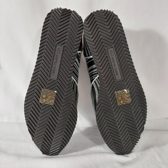 NWOT! United Nude "Runner" Tie Sneakers Black w Green Stripes - 39 (8) - Picture 8 of 9